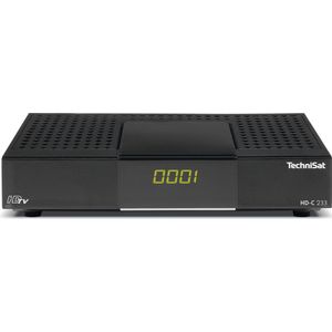 TechniSat - HD-C 233 - Satellietreceiver - Zwart - Compact