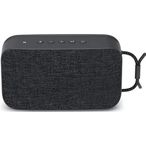 TechniSat BLUSPEAKER TWS XL - draagbare Bluetooth-luidspreker (met True Wireless Stereo, handsfree, Bluetooth, 2 x 15 Watt stereo luidspreker, accu, AUX-in) zwart