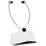 TechniSat Stereoman ISI 3 (Geen ruisonderdrukking, 9 h, Draadloze), Koptelefoon, Wit