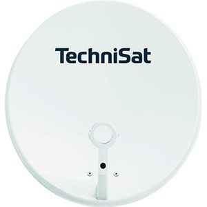 TechniSat TECHNITENNE 60 - satellietschotel (digitaal satellietsysteem, antenne met masthouder, voorbereid op de opname van een 40 mm LNB) 60 cm spiegel, lichtgrijs