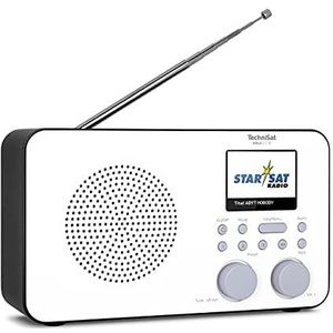Technisat - Viola 2C IR - Radio - Wit/Zwart - DAB+/FM/Wi-Fi