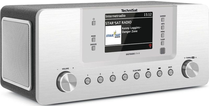 TechniSat - DigitRadio 574 IR - Radio - Zilver - DAB+ Digitalradio