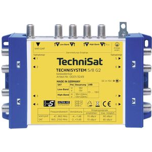 TechniSat - TechniSystem 5/8 G2 - Multischakelaar - Blauw - Satellietaccessoires
