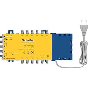 TechniSat TECHNISYSTEM 5/24 NT – Multischalter für 24 Teilnehmer (1 Satellit, ohne Dämpfung im Sat-Bereich, mit Schräglagenentzerrung, 4 Sat-Eingänge, HDTV-/UHD/4K-tauglich)