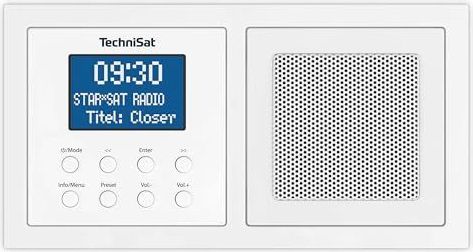 TechniSat - DIGITRADIO UP 1 - Inbouwradio - DAB+ - Bluetooth - Wit