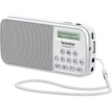 Techniradio RDR DAB+ Zakradio - FM - AUX - USB - Zaklamp - Wit