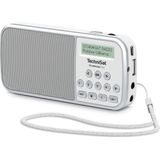 Techniradio RDR DAB+ Zakradio - FM - AUX - USB - Zaklamp - Wit