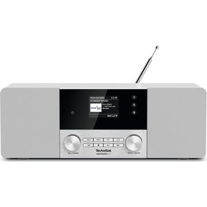 TechniSat DIGITRADIO 4C Tafelradio DAB+, FM, DAB Bluetooth Wit