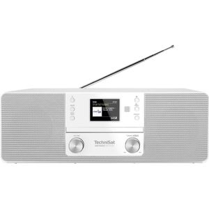 TechniSat - DigitRadio 370 CD BT - Radio - Wit - DAB+ en Bluetooth