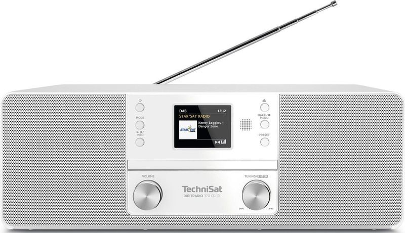 TechniSat - Digitradio 370 CD IR - Internet Radio - Wit - DAB+ - WiFi