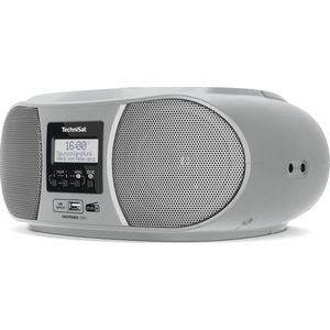 TechniSat - DIGITRADIO 1990 - Radio/CD-speler - Zilver - DAB+, VHF (FM), Bluetooth, USB