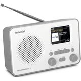 Techniradio 6 IR - Draagbare DAB+ en Internetradio - Wi-Fi - Bluetooth - Wit/Grijs