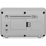 Techniradio 6 IR - Draagbare DAB+ en Internetradio - Wi-Fi - Bluetooth - Wit/Grijs