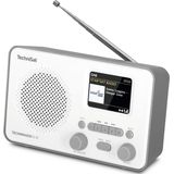 Techniradio 6 IR - Draagbare DAB+ en Internetradio - Wi-Fi - Bluetooth - Wit/Grijs