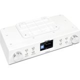 TechniSat DIGITRADIO 22 - Keukenradio met bewegingssensor (Onderbouwradio incl. montageplaat, DAB+, FM, 2"" kleurendisplay, LED-licht, favorietengeheugen, wekker, 2 watt) wit