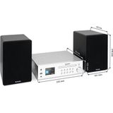 TechniSat - DIGITRADIO 760CD IR - Hi-Fi Systeem - Zilver - Bluetooth - Internetradio