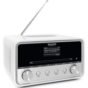 TechniSat DIGITRADIO 586 Internetradio met DAB+ - FM - CD - Wit/Zilver