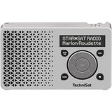 TechniSat - DIGITRADIO 1 - Draagbare DAB+ Radio - Wit/Zilver - Accu