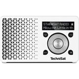 TechniSat - DIGITRADIO 1 - Draagbare DAB+ Radio - Wit/Zilver - Accu