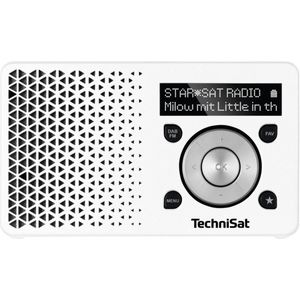 Digitradio 1 - Tragbares Dab+ Radio mit wiederaufladbarem Akku (Dab, fm, Lautsprecher, Kopfhöreranschluss, Favoritenspeicher de, OLED-Display, klein,