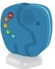 TechniSat TECHNIFANT - audiospeler en nachtlampje voor kinderen in olifantenlook (verwisselbaar hoedje met audio-inhoud, Bluetooth, oplaadbare batterij, geen internet, geen abonnement)