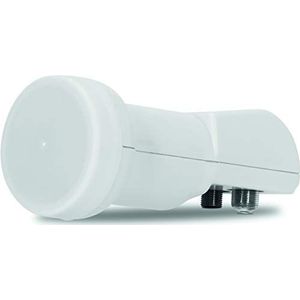 TechniSat Twin LNB - 2 deelnemers (2-voudig, digitaal, Full HD, UDH, 4K, 3D, premium kwaliteit), wit