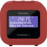 TechniSat - TechniRadio 40 - Wekkerradio - Rood - DAB+