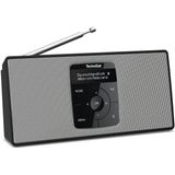 TechniSat DIGITRADIO 2 S DAB+ radio met bluetooth - Zwart/Wit