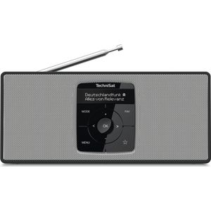 TechniSat - DigitRadio 2 S - Radio - Wit, Zwart - DAB+, VHF, Bluetooth