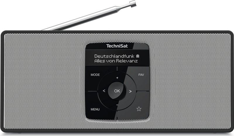 TechniSat - DigitRadio 2 S - Radio - Wit, Zwart - DAB+, VHF, Bluetooth