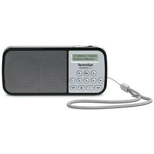 TechniSat Techniradio RDR Zakradio DAB - VHF (FM) AU - USB Zaklamp Zilver