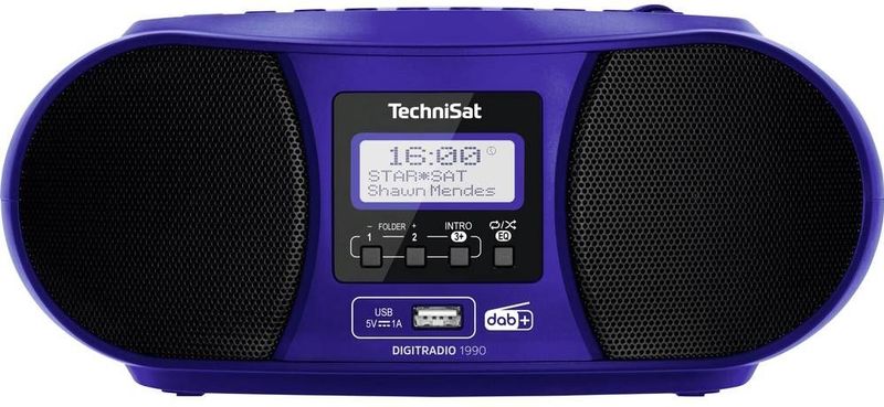 TechniSat - DigitRadio 1990 - Radio - Blauw - DAB+ VHF Bluetooth