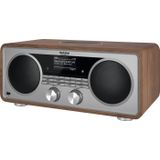 TechniSat - DIGITRADIO 602 - Internetradio - Walnoot/Zilver - DAB+ en FM