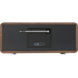 TechniSat - DIGITRADIO 602 - Internetradio - Walnoot/Zilver - DAB+ en FM