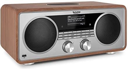 TechniSat - DIGITRADIO 602 - Internetradio - Walnoot/Zilver - DAB+ en FM