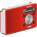 TechniSat - DIGITRADIO 1 SWR3-Edition - DAB Radio - Rood/Zilver - Draagbaar