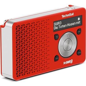 TechniSat - DIGITRADIO 1 SWR3-Edition - DAB Radio - Rood/Zilver - Draagbaar