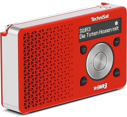 TechniSat - DIGITRADIO 1 SWR3-Edition - DAB Radio - Rood/Zilver - Draagbaar