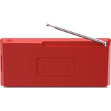 TechniSat - DigitRadio 2 S - Radio - Zilver/Rood - DAB+/VHF/Bluetooth