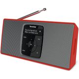 TechniSat DIGITRADIO 2 S DAB+ Radio met Bluetooth - Rood/Zilver