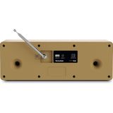 Technisat - Digitradio 3 - Digitale Radio - Eiken - Aluminium - DAB+