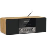 Technisat - Digitradio 3 - Digitale Radio - Eiken - Aluminium - DAB+