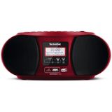 TechniSat - DigitRadio 1990 - Radio - Rood - DAB+ - VHF - Bluetooth