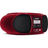 TechniSat - DigitRadio 1990 - Radio - Rood - DAB+ - VHF - Bluetooth