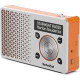 TechniSat DigitRadio 1 (DAB - FM - Radi - Oranj - Zilver