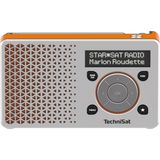TechniSat DigitRadio 1 (DAB - FM - Radi - Oranj - Zilver