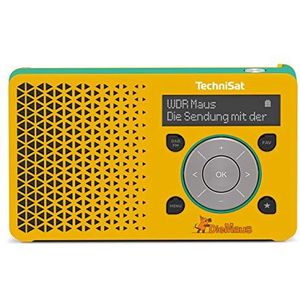 TechniSat DigitRadio 1 Muis Editie (DAB+, FM), Radio, Blauw, Geel
