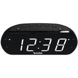 TechniSat - DIGICLOCK 1 - FM Wekkerradio - USB-poort - Groot Display