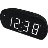 TechniSat - DIGICLOCK 1 - FM Wekkerradio - USB-poort - Groot Display