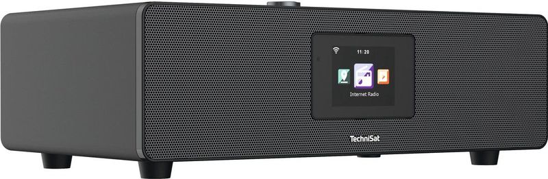 TechniSat - Classic 500 IR - DAB+ en Internetradio - Zwart - 2x 10W Stereo, Bluetooth, Wi-Fi